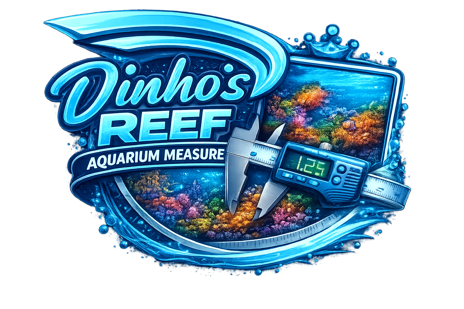 Medidas Exclusivas do Aquário: O Suporte Exclusivo da Dinhos Reef Animal