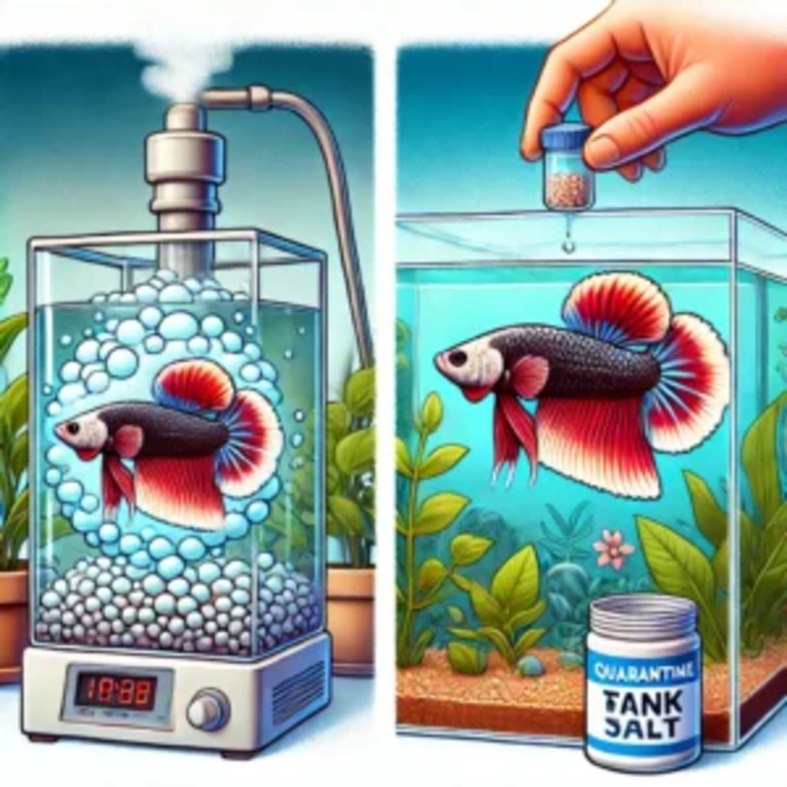 Guia Completo: Tratamento da Hidropisia em Bettas com Sal Grosso e Cuidados Gerais