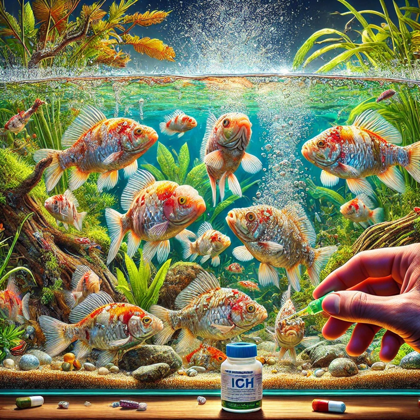 Guia Completo para Acabar com o Íctio em Peixes e Aquários de Água Doce