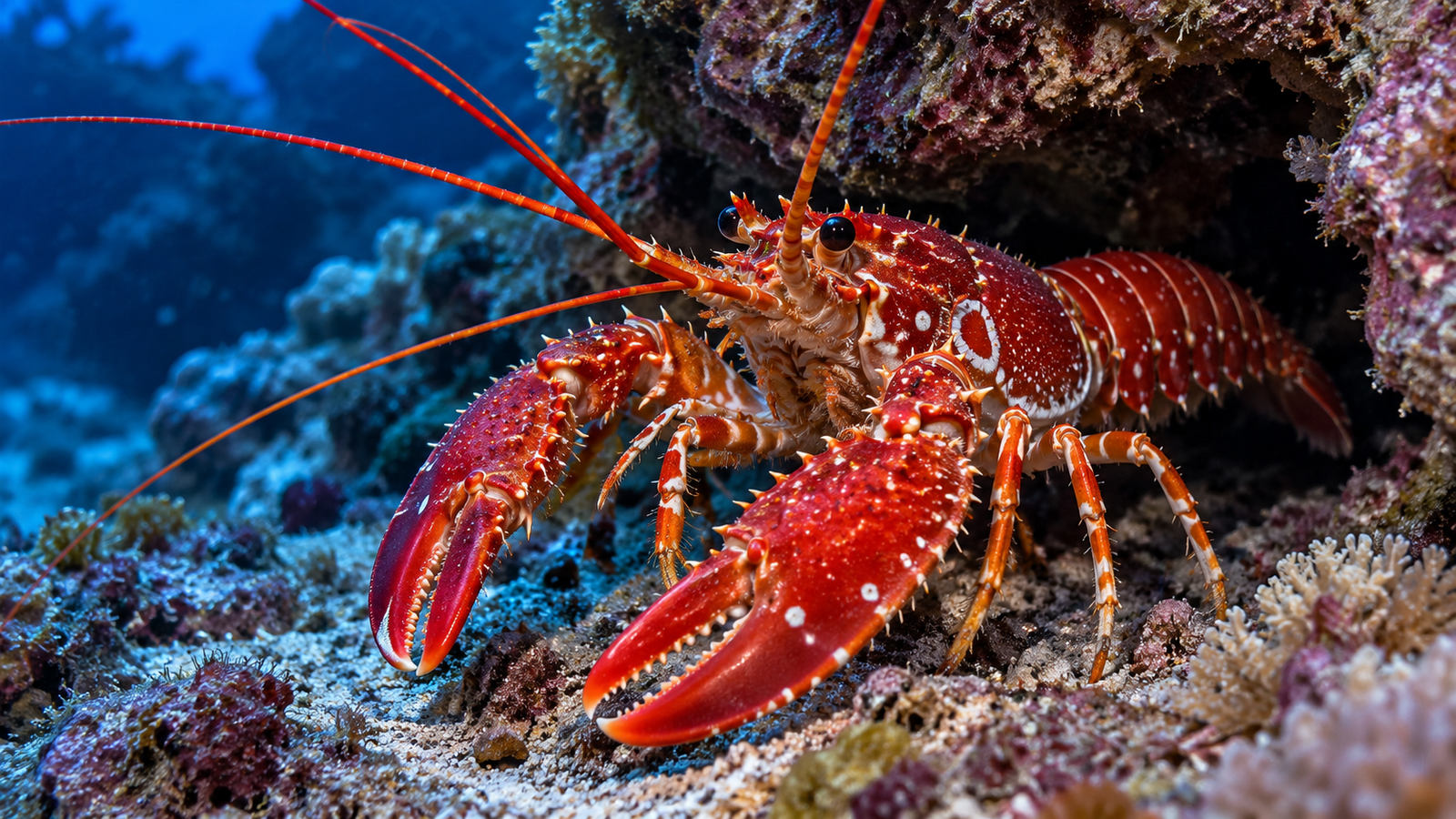 Red Lobster (Enoplometopus antillensis): Guia Completo de Cuidados, Alimentação e Compatibilidade no Aquário Marinho
